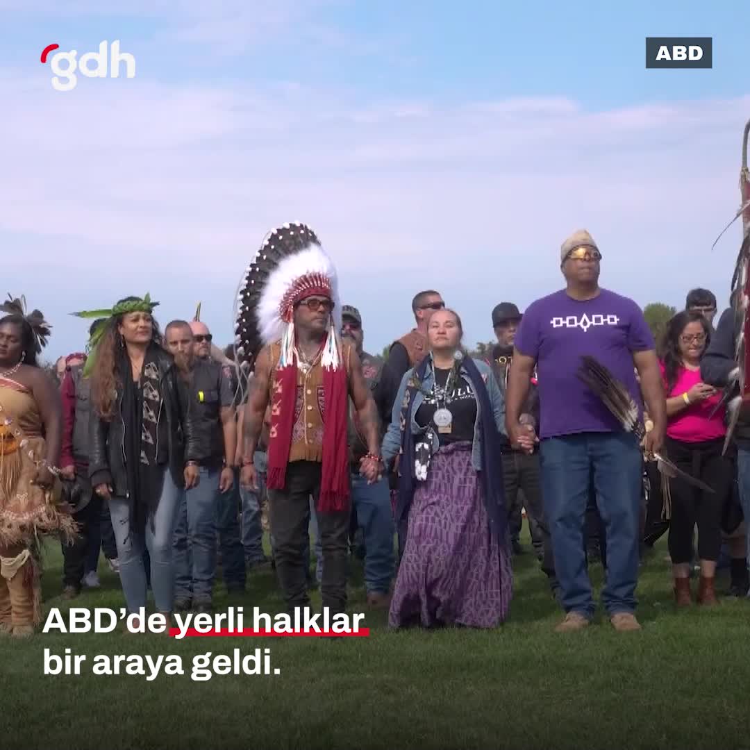 Yerli Halklar Günü'nde dünya genelinden yerli topluluklar bir arada