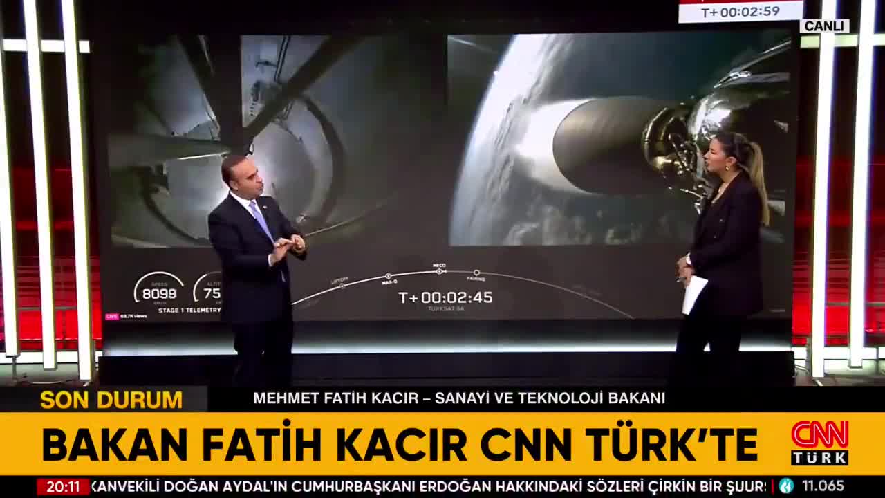 TÜRKSAT 6A'nın 2. ateşleme süreci başladı