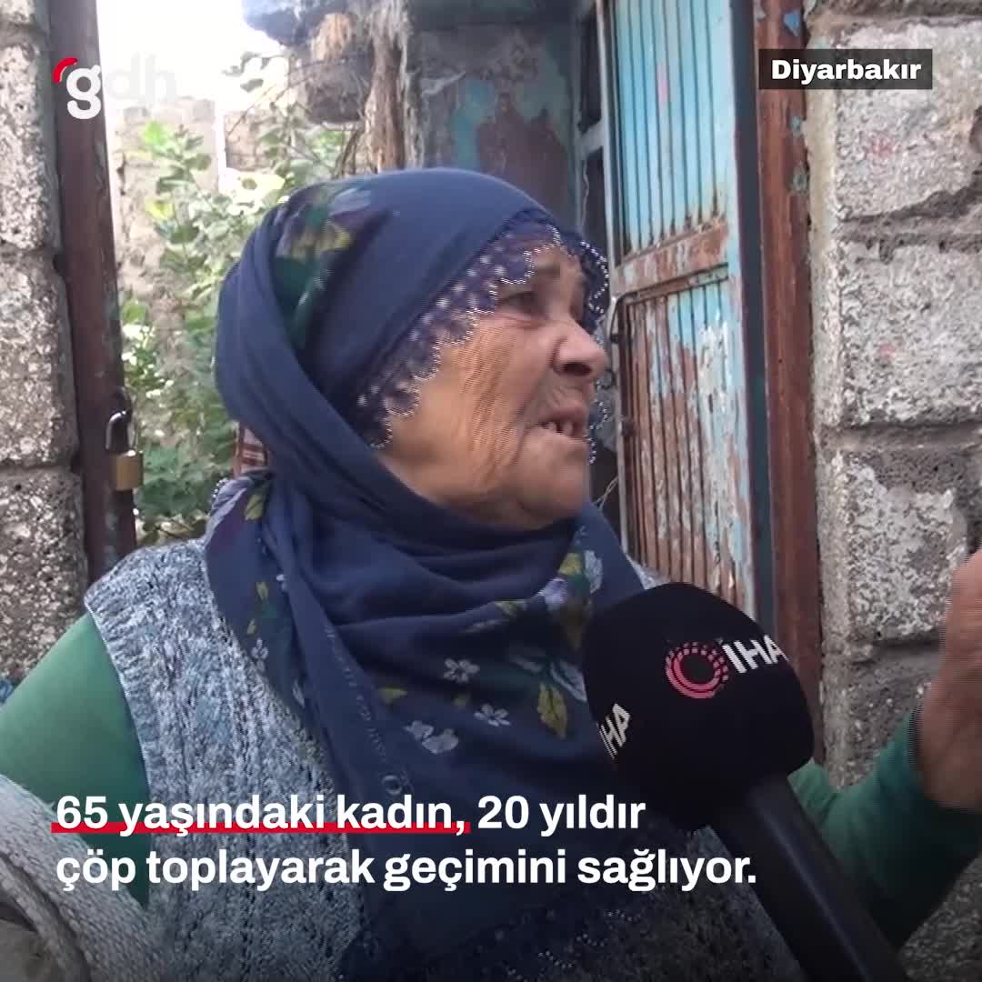 Hazal Çelik, 20 yıldır çöp toplayarak geçiniyor