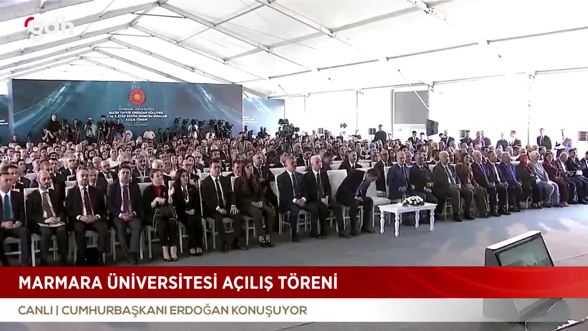 Erdoğan, Marmara Üniversitesi Külliyesi Açılışında konuştu