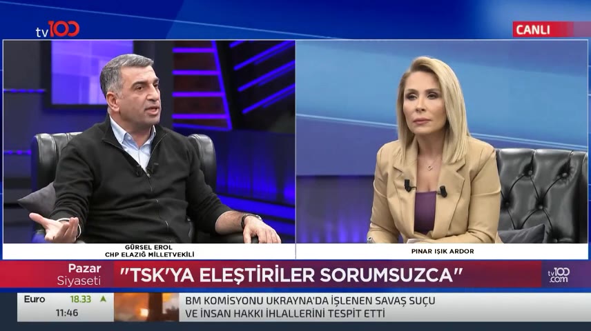Gürsel Erol'dan Tanrıkulu'na TSK tepkisi: Oyunlara gelmeyin!