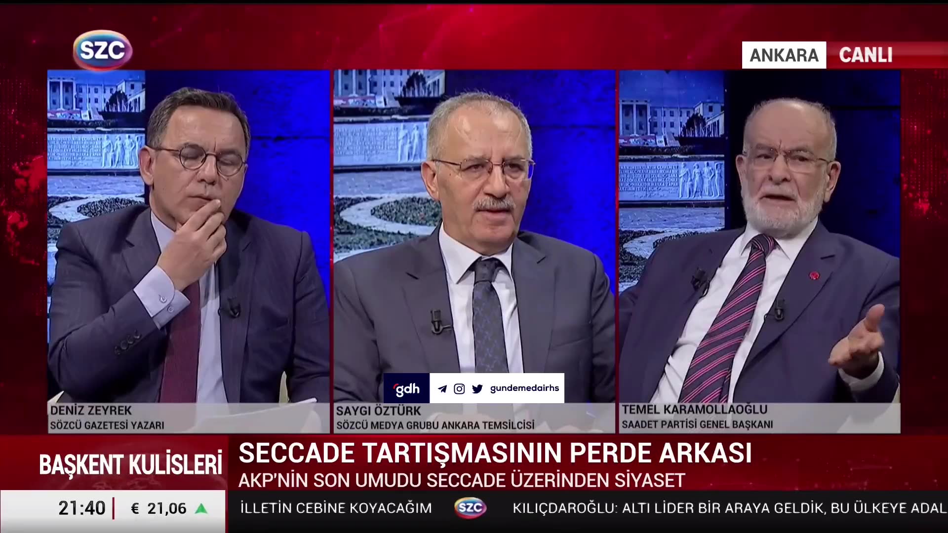 Karamollaoğlu: Kılıçdaroğlu'nun seccade sorumluluğu yoktur