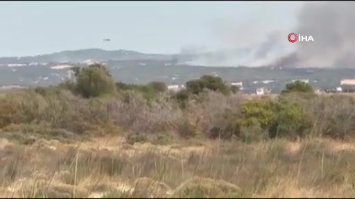 Çanakkale'de tarihi yarımadada yeni yangın başladı