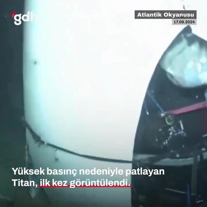 Titan denizaltısının enkazı ilk kez görüntülendi