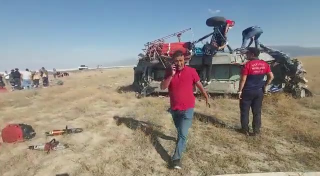 Denizli Çardak'ta helikopter kazası: 2 ölü, 5 yaralı