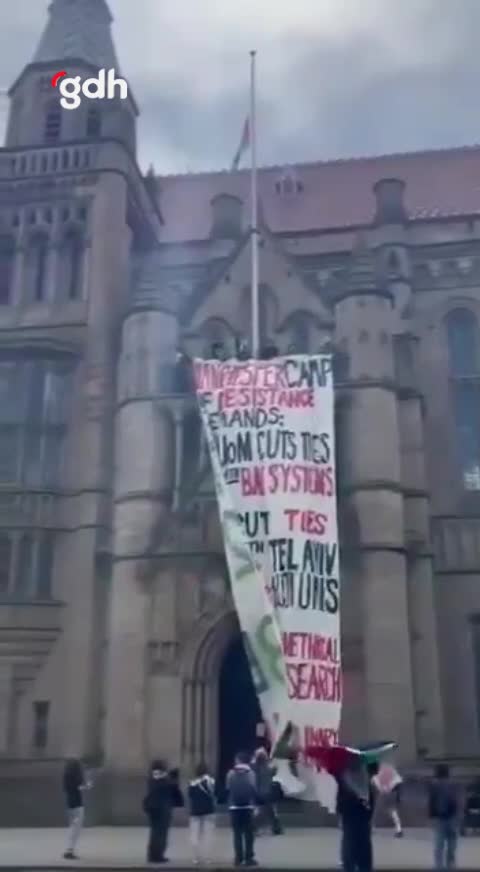 Manchester Üniversitesi'nde öğrenciler, İsrail ile ilişkiyi kestiklerini ilan etti