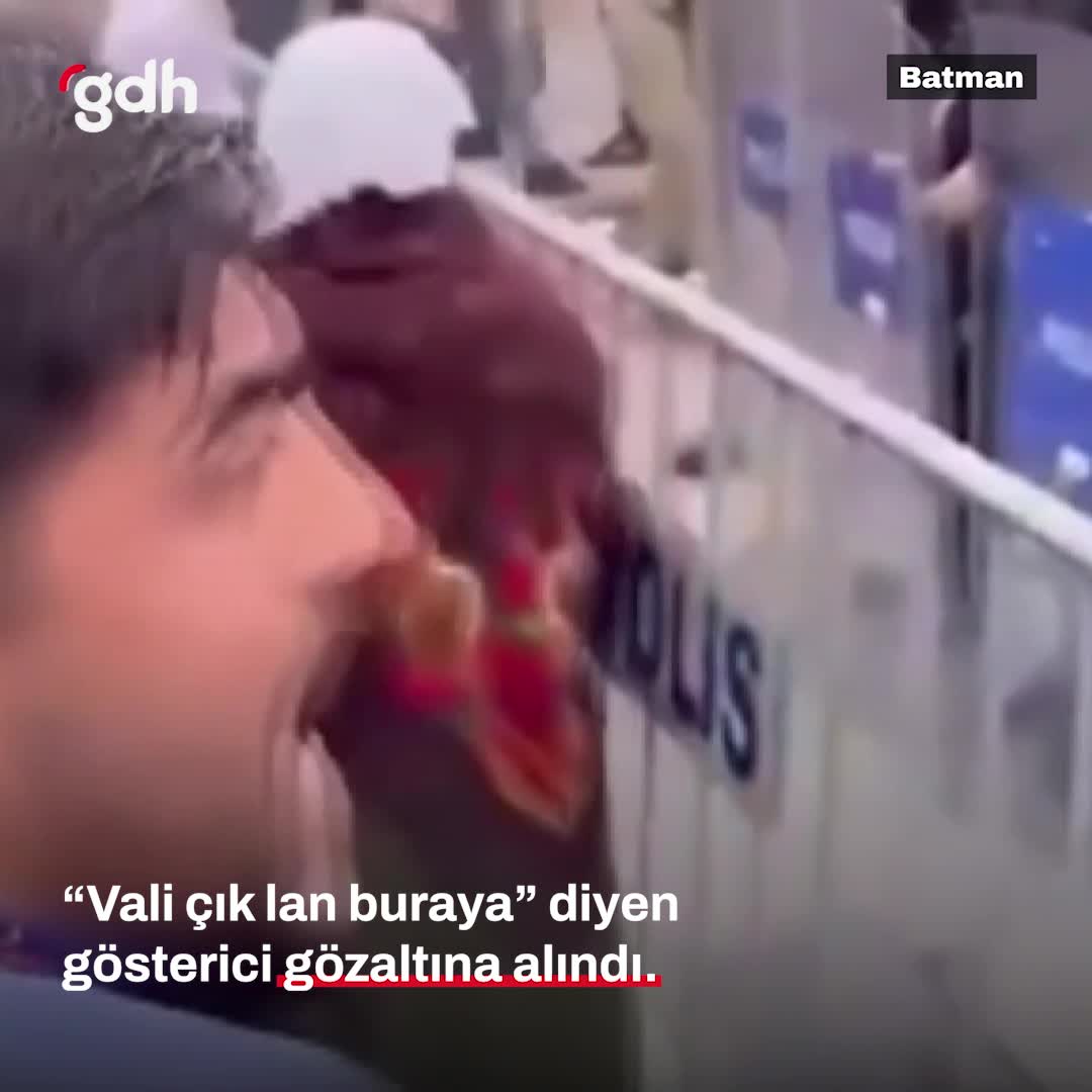 Batman'da kayyum sonrası izinsiz gösteride gözaltı!