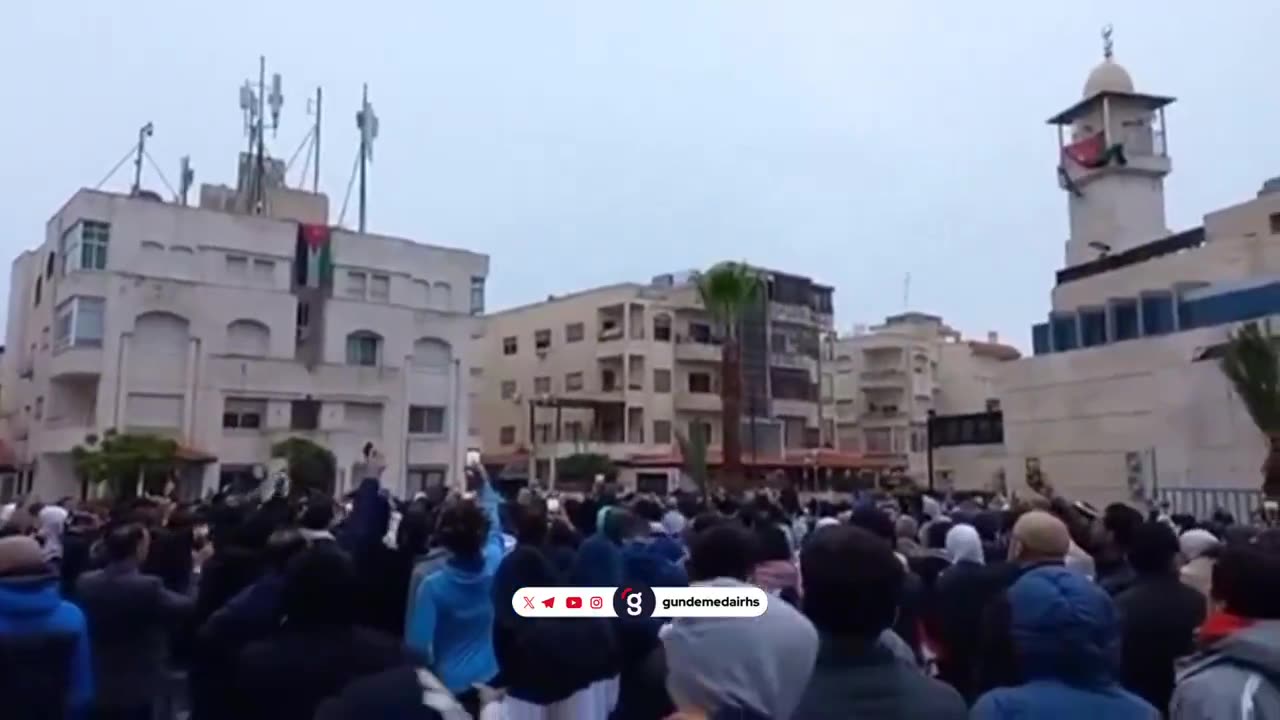 Ürdün’de Gazze'deki soykırıma karşı protesto gösterisi