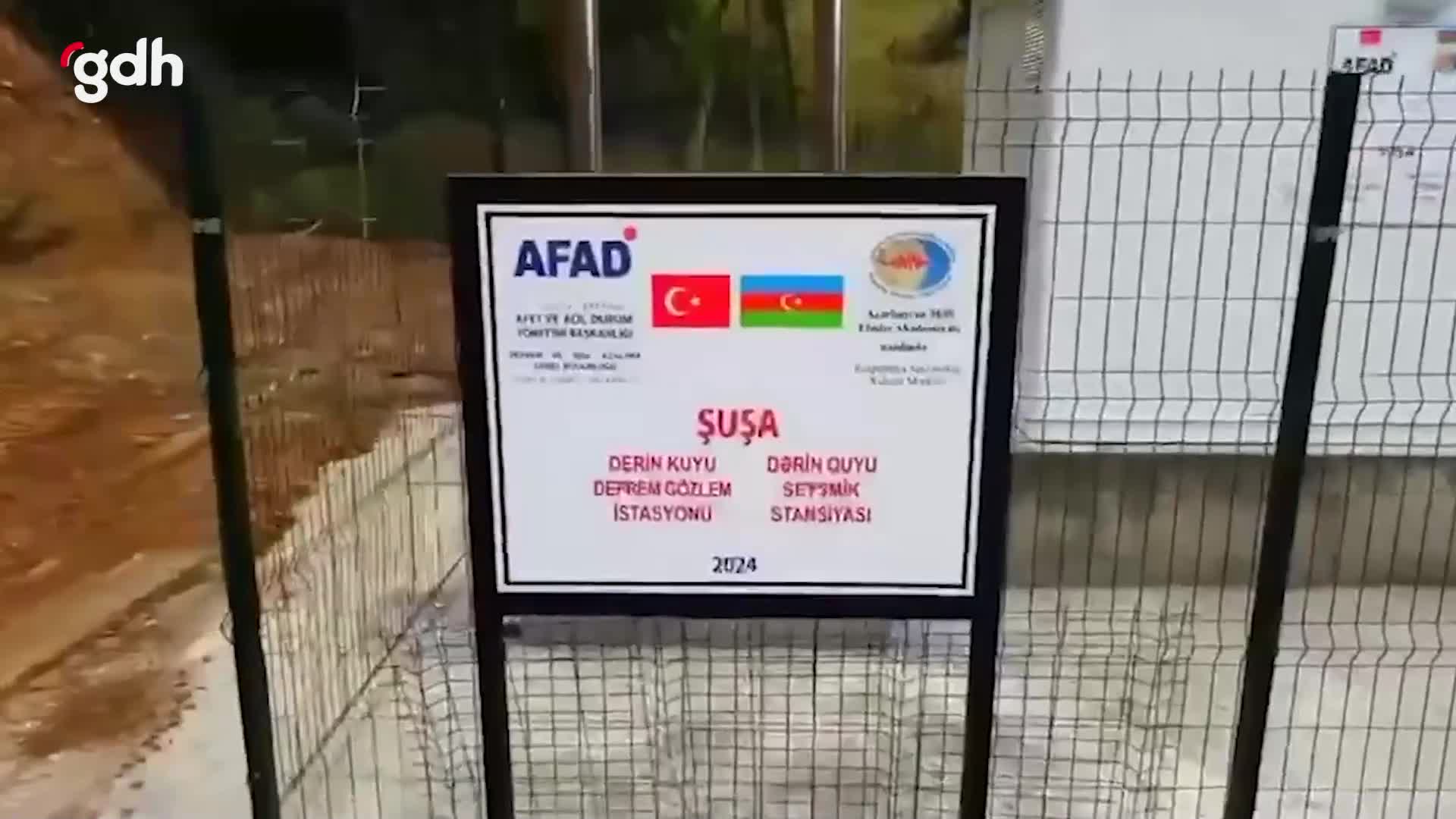 AFAD, Şuşa'da ilk "derinkuyu" deprem gözlem istasyonunu açtı