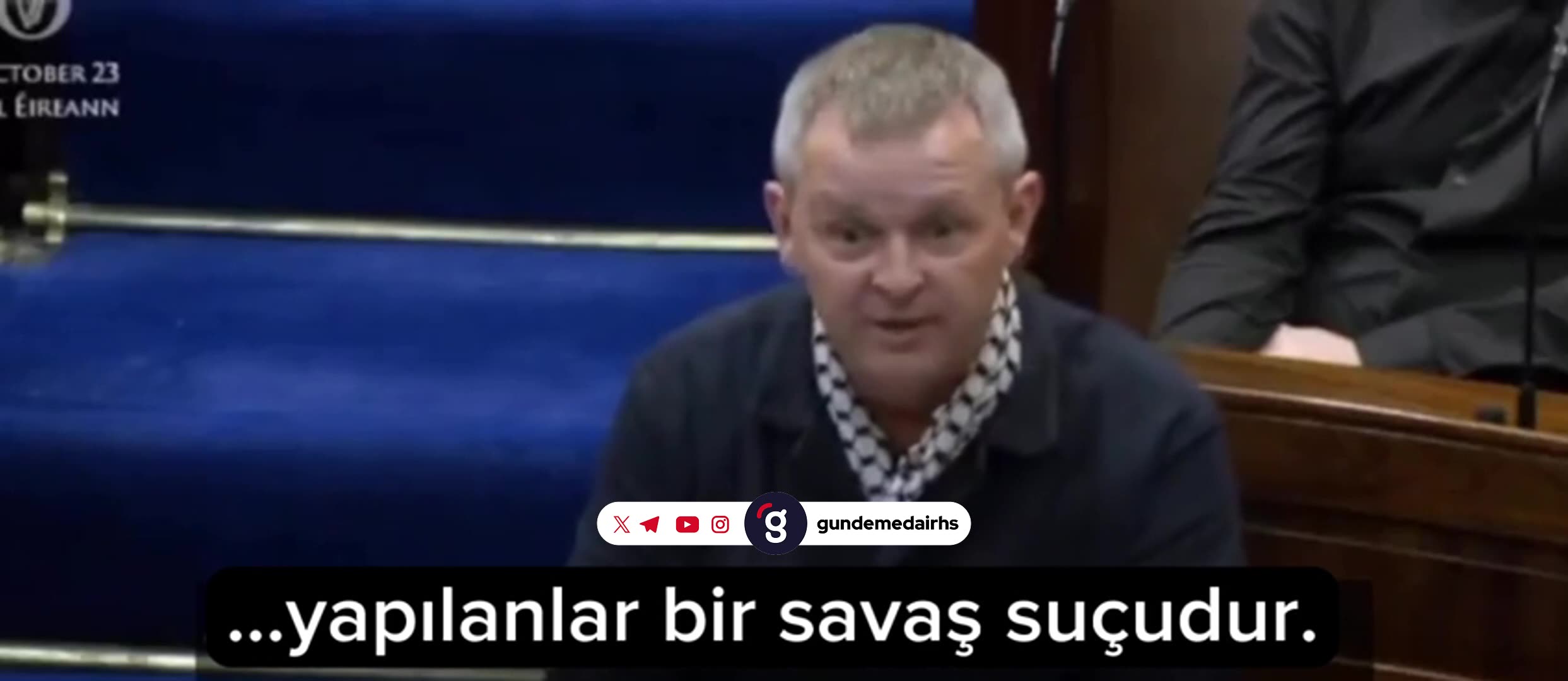 İrlanda'dan Barrett: İsrail'in Gazze'deki savaş suçlarına tepki