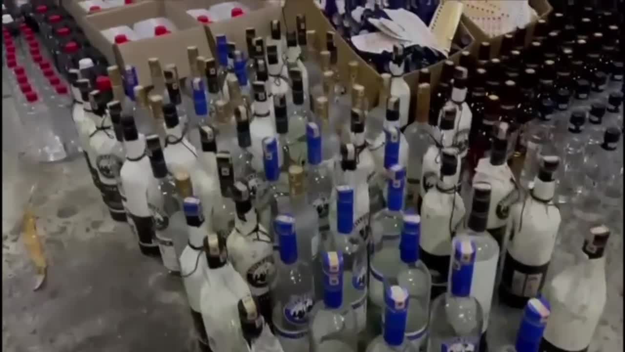İstanbul'da "ÇENGEL-8" operasyonunda 28.400 litre sahte alkol ele geçirildi