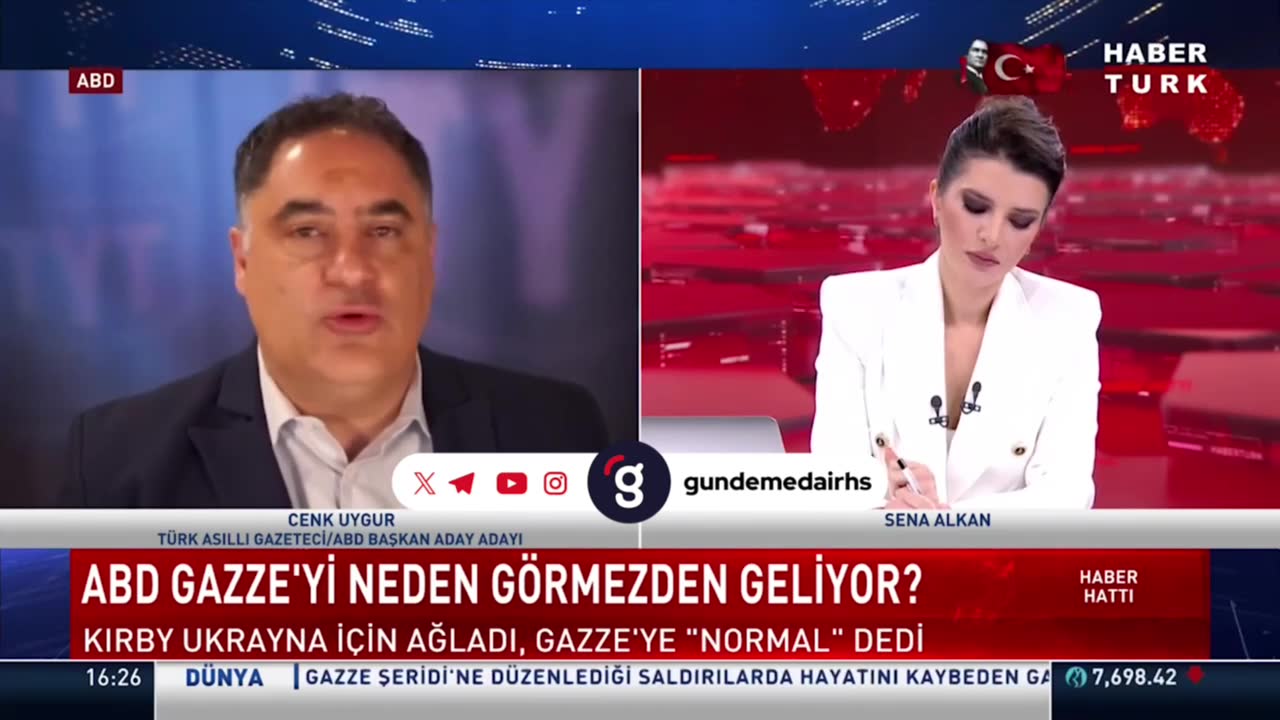 Cenk Uygur: Gazze'de 56 yıldır hapiste gibi, yeter artık!