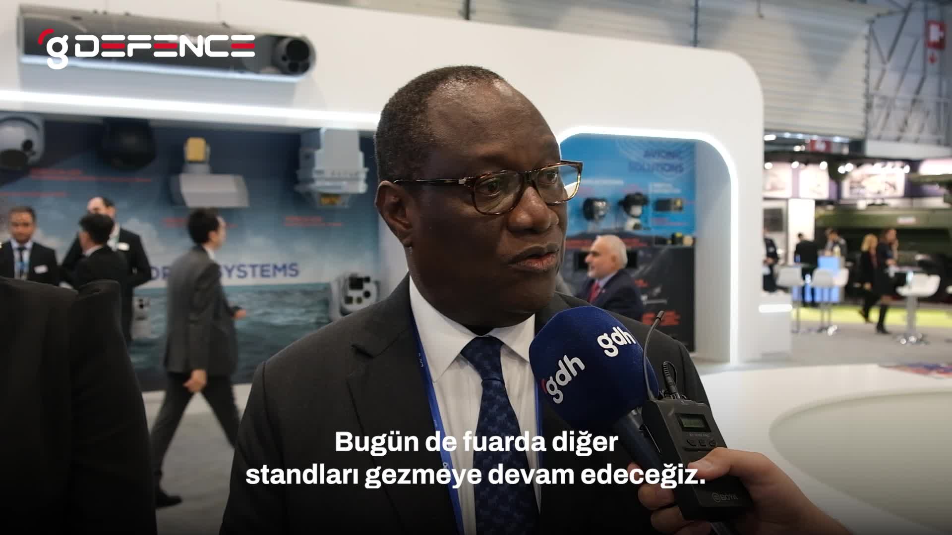 Fildişi Sahili Savunma Bakanı Türkiye'de #SAHAEXPO 2024'te konuştu