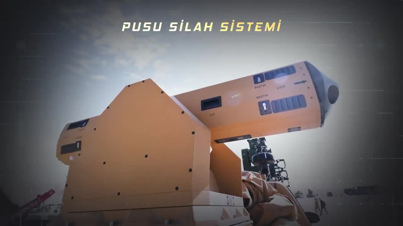 ROKETSAN PUSU Silah Sistemi: 4 Cirit Füze ile 8 km Etkili Başarı