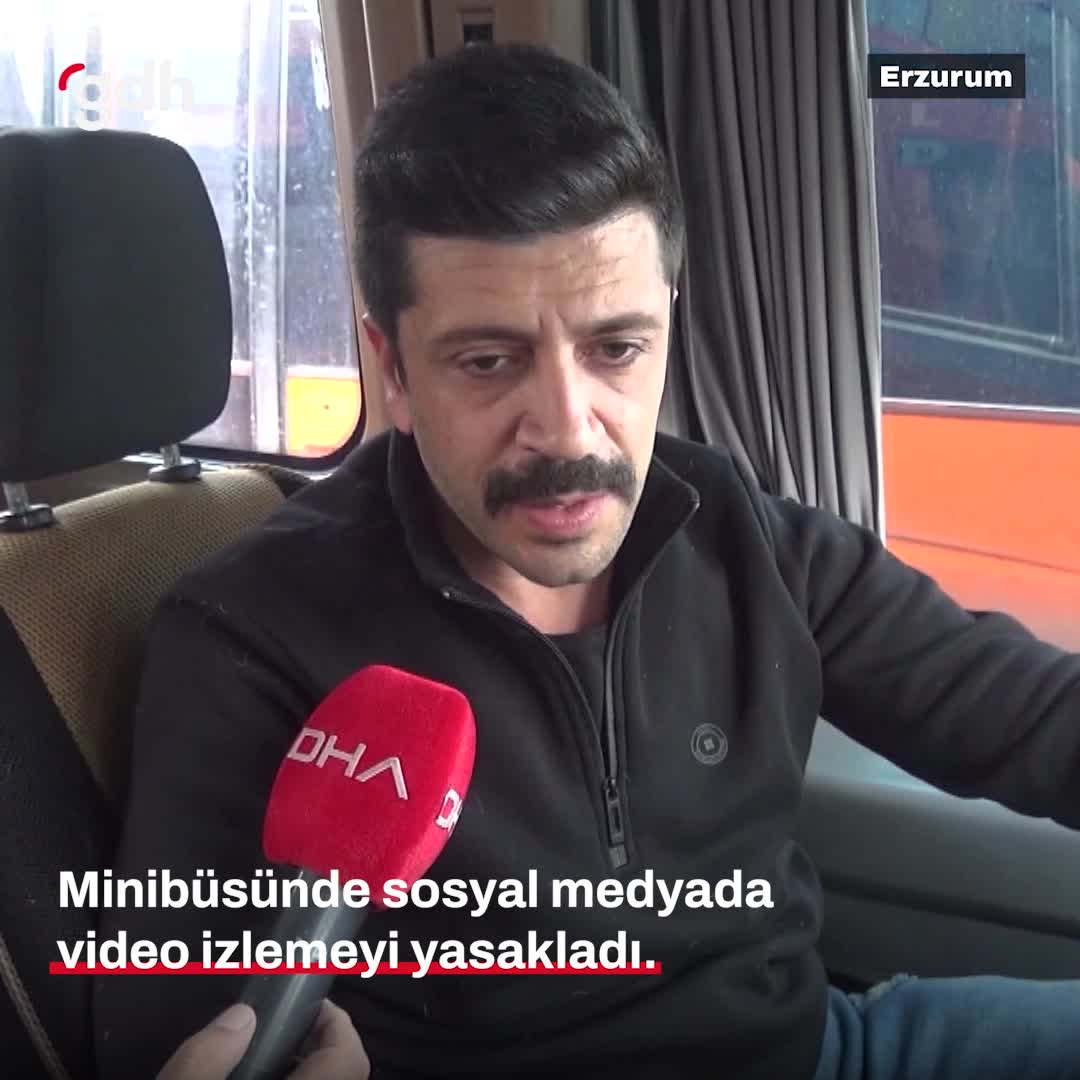 Minibüste sosyal medya ve müzik dinlemek yasaklandı!