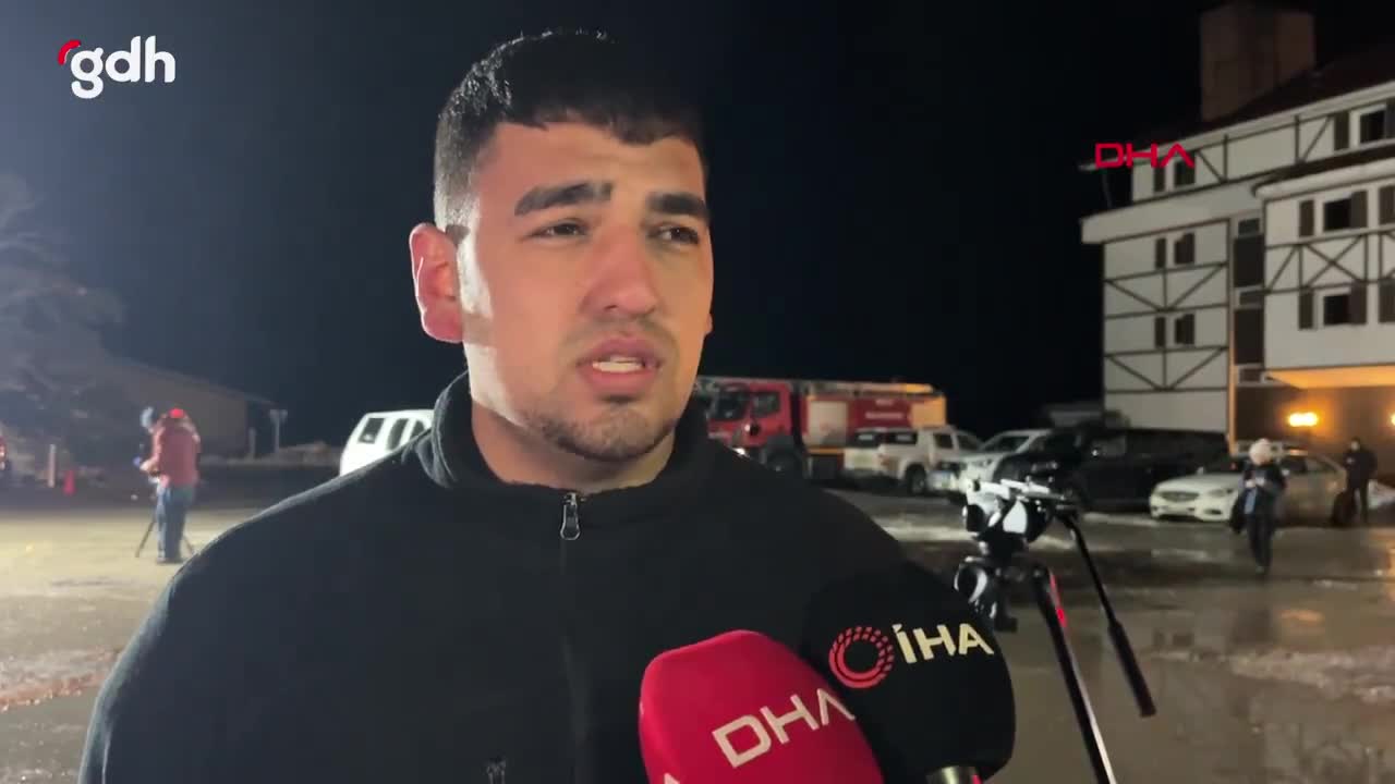 Yangında kurtulan otel çalışanı: "İnsanlar çocuklarını attı."