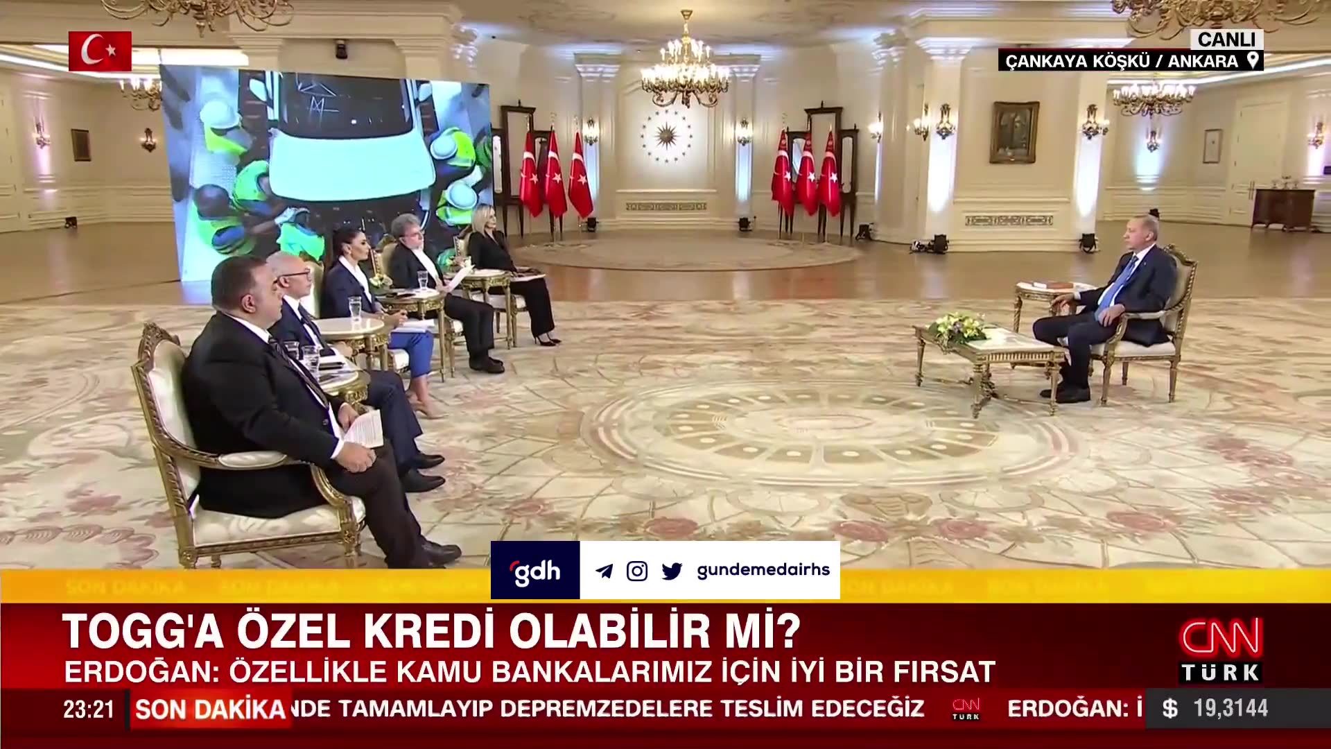 Erdoğan: Önümüzdeki 7 yılda 1 milyon TOGG yolda olacak
