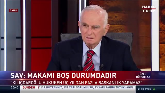 Önder Sav: Kılıçdaroğlu, hukuken 3 yıldan fazla başkan olamaz