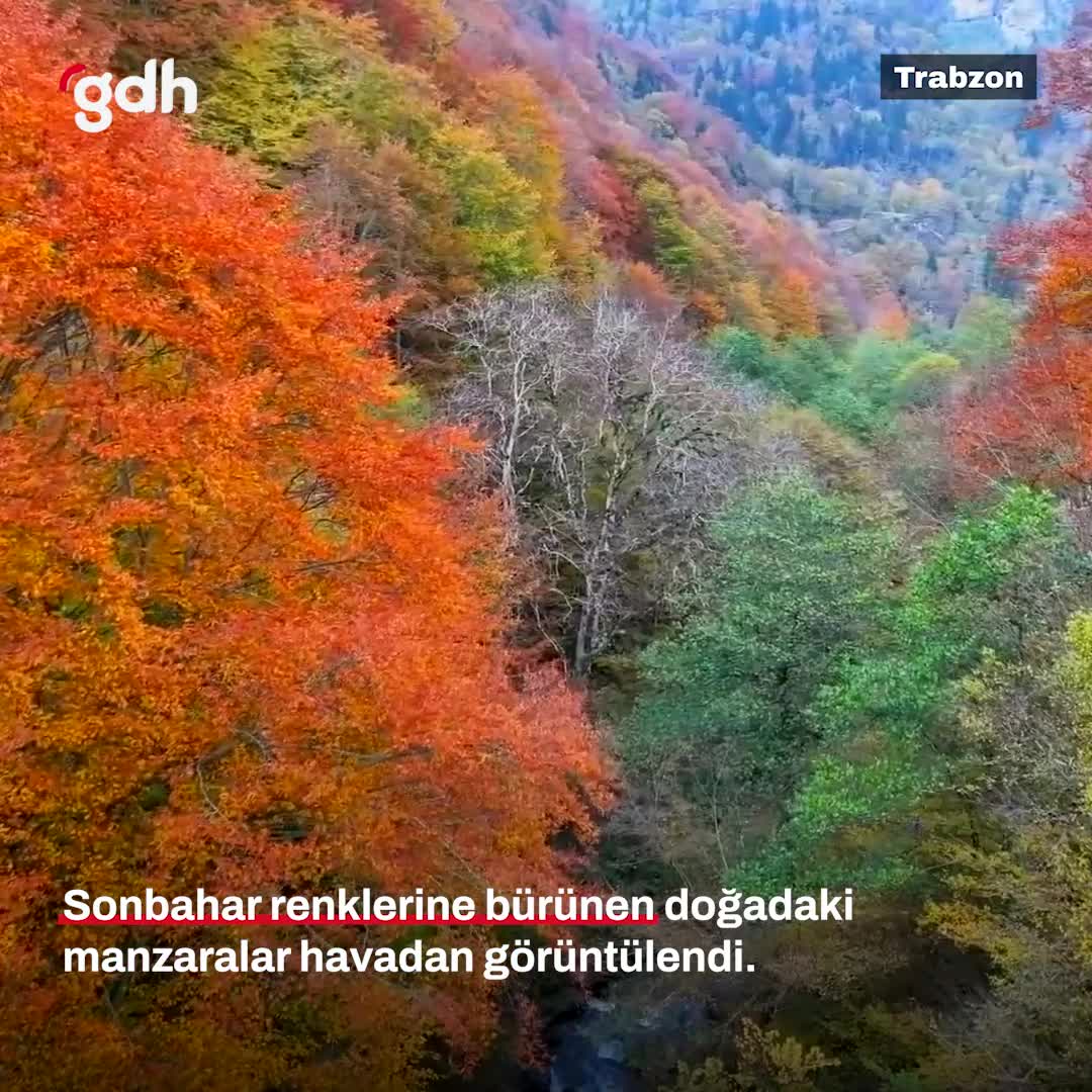 Galyan Vadisi'nde sonbahar renkleriyle göz kamaştıran manzaralar