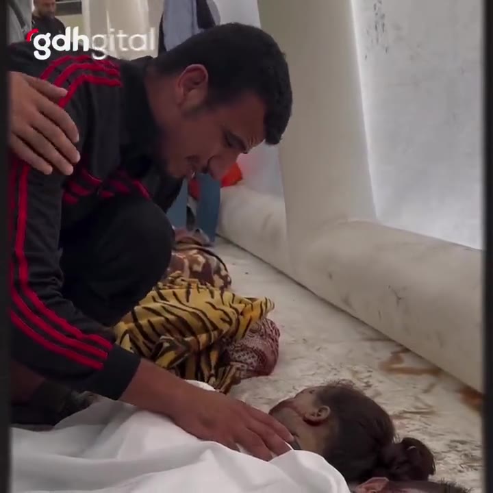 Gazze: Genç bir babanın acı vedası