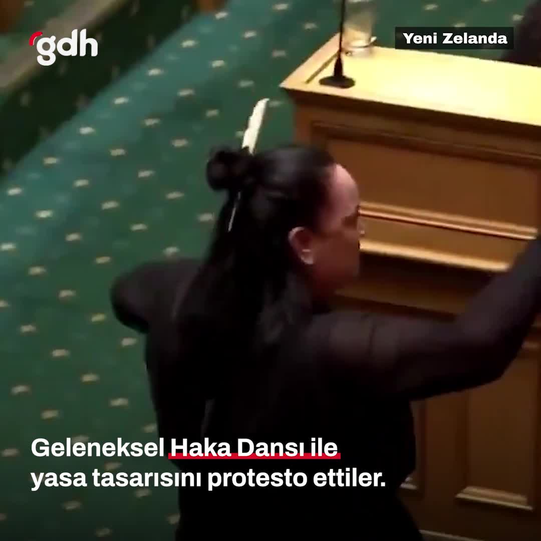 Yeni Zelanda'da milletvekillerinden Haka Dansı ile protesto