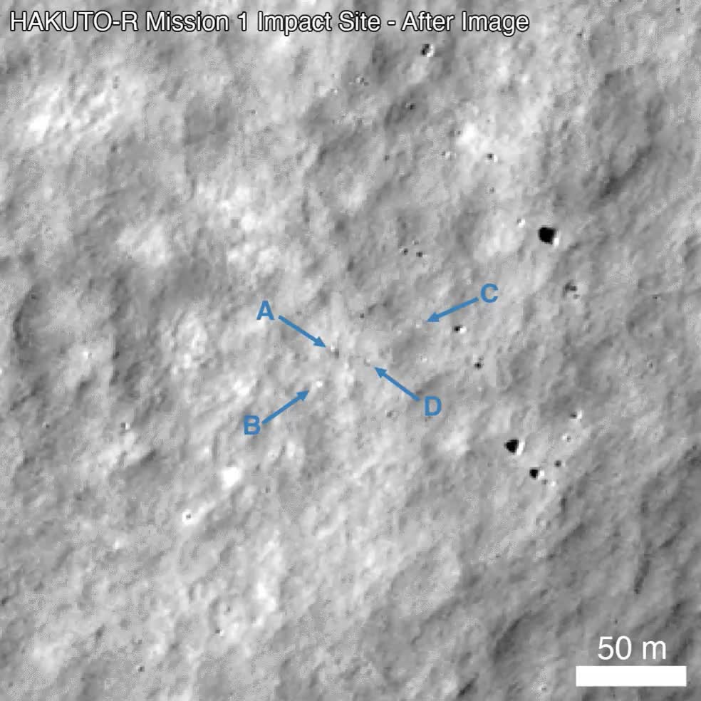 NASA, Ay'a inen ilk Japon uzay aracının enkazını görüntüledi