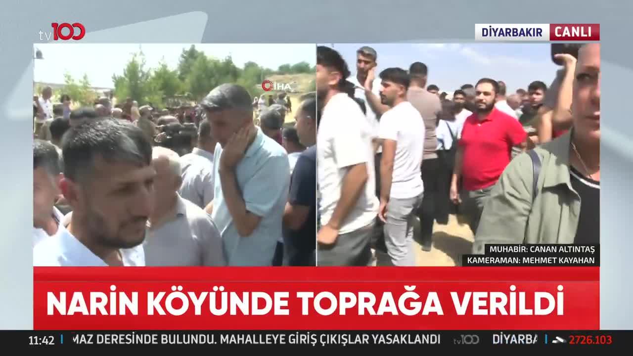Narin'in cenazesinde gazetecilere saldırı gerçekleşti