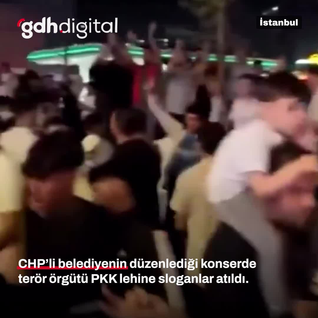 Esenyurt'taki konserde Öcalan lehine sloganlar atıldı