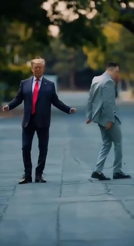 Elon Musk, AI ile kendisi ve Trump'ı dans ettiren video paylaştı
