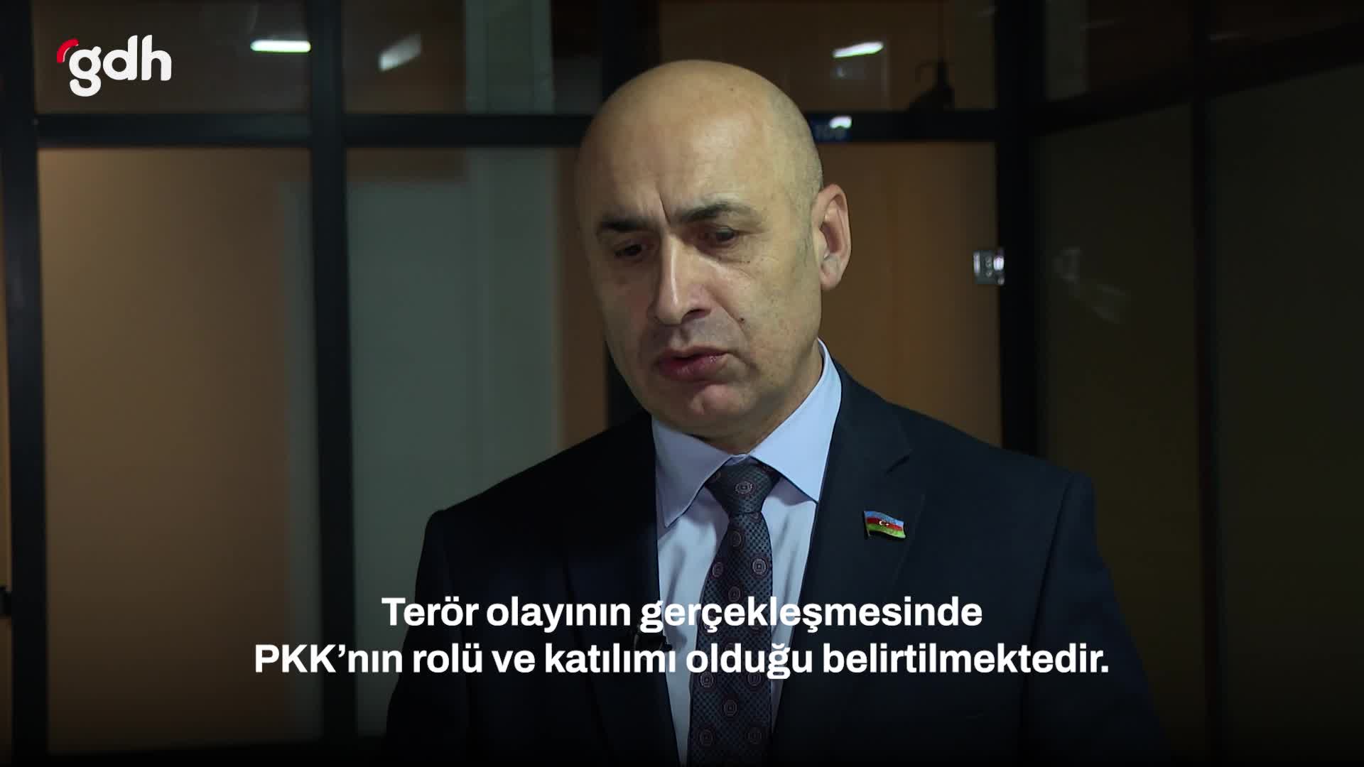 Azer Badamov: Terör Türkiye'yi yolundan döndüremez!