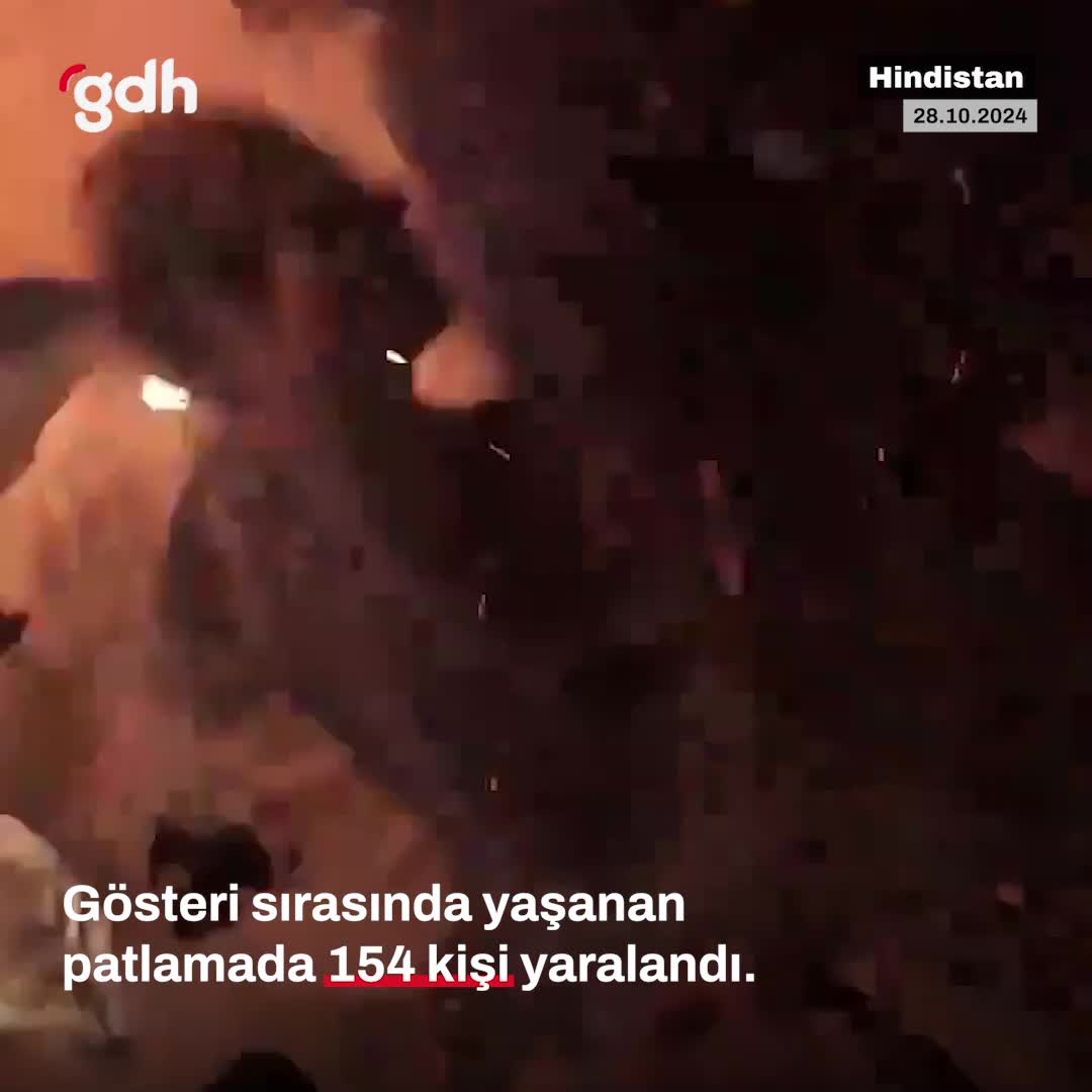 Hindistan'da havai fişek patlamasında 154 kişi yaralandı