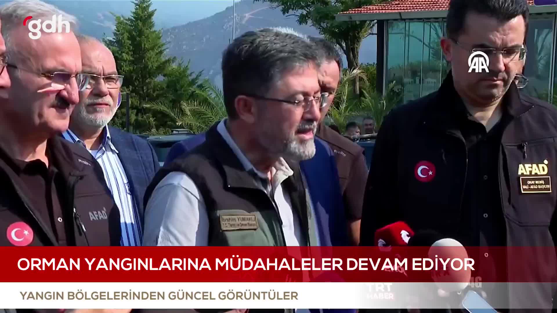 Bakan Yumaklı: Yangın nedeniyle tedirgin edecek bir durum yok
