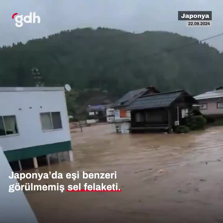 Japonya, 1976'dan bu yana en kötü sel felaketini yaşıyor