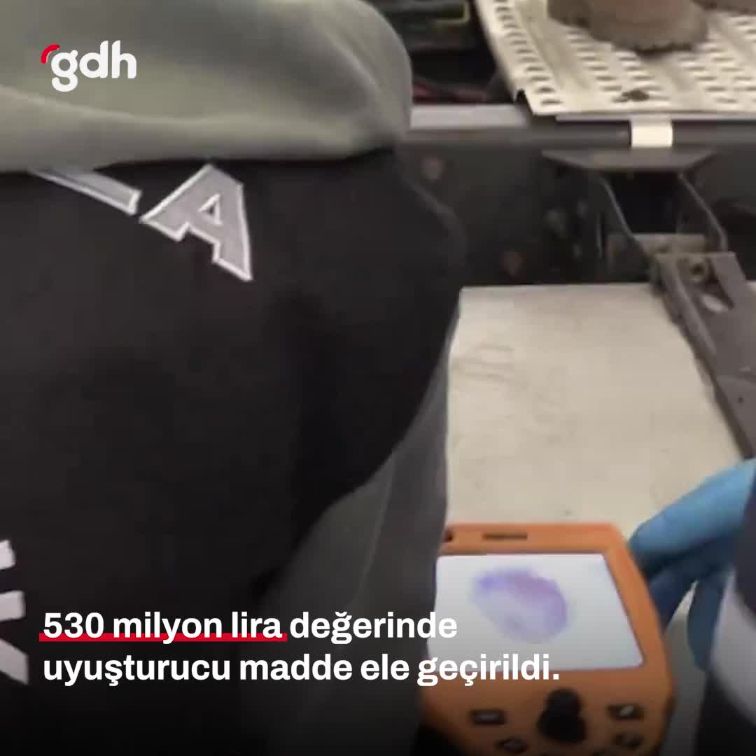 530 Milyon Lira Değerinde Uyuşturucu Ele Geçirildi