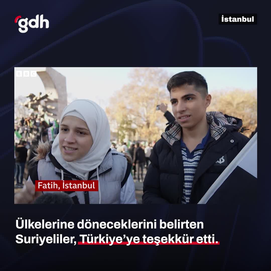 Suriyeliler: "Esad gitti, hürriyetimizi kazandık; temelli dönüyoruz!"
