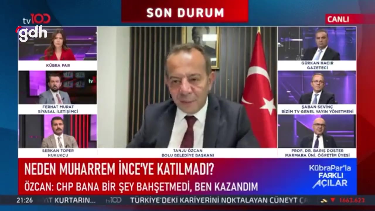 Tanju Özcan: Baykal'ın partisini HDP ile merkez arasında oturtuyorum