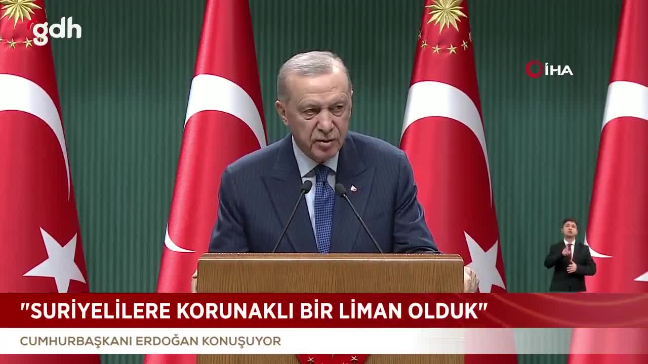 Erdoğan: Suriye'deki değişim halk için hayırlı olacak, Yayladağı açılıyor