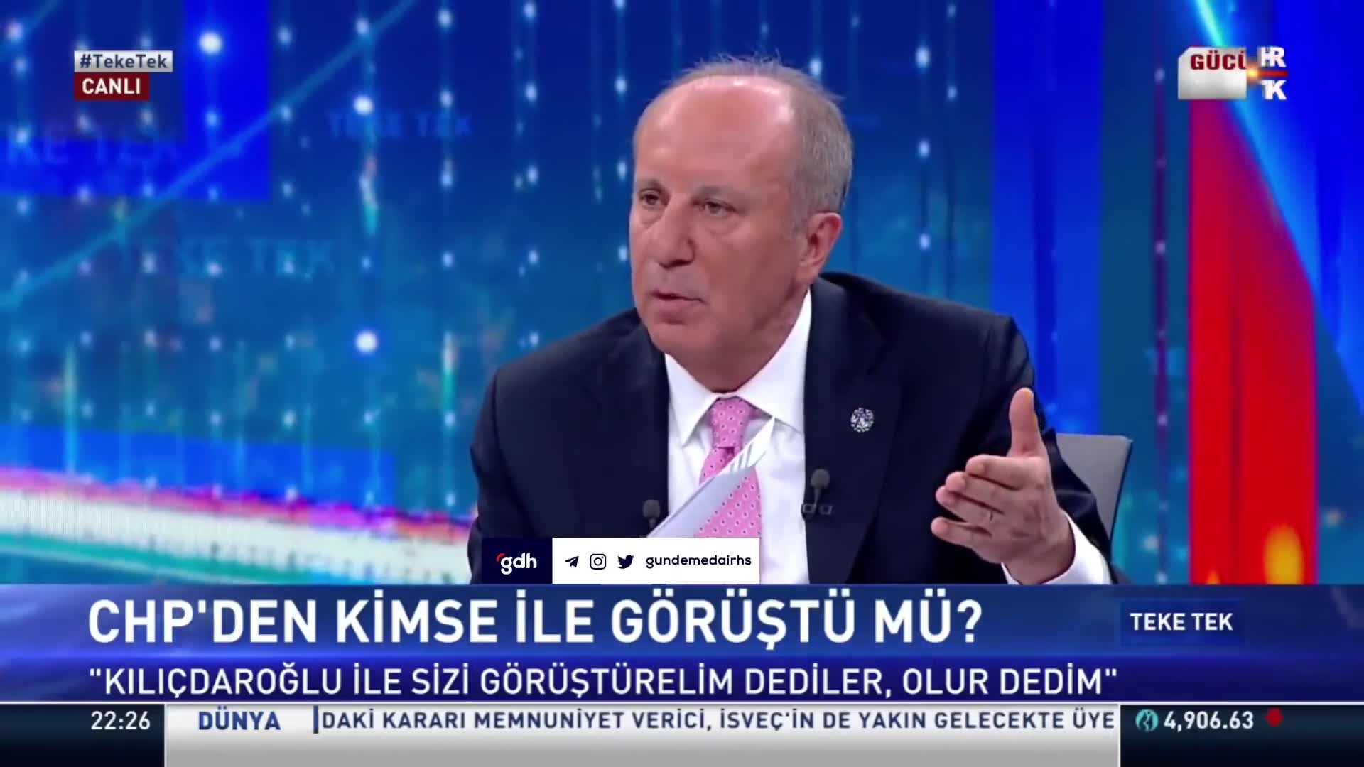 İnce: "AK Parti'den daha fazla oy alıyorum, Kemal Bey alamıyor."