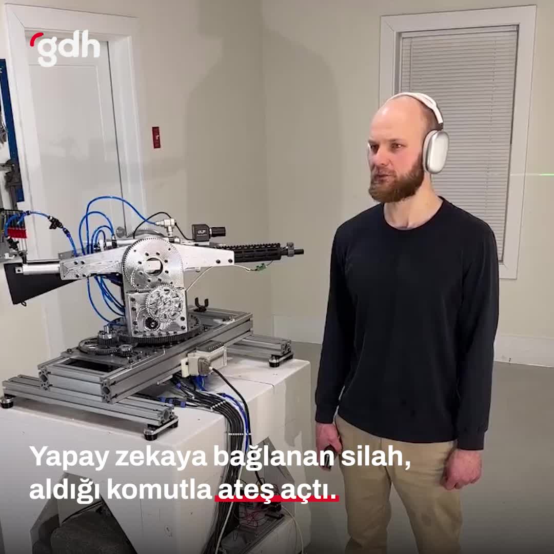 ChatGPT ile bağlanan silahın ateş açtığı görüntüler tartışma yarattı