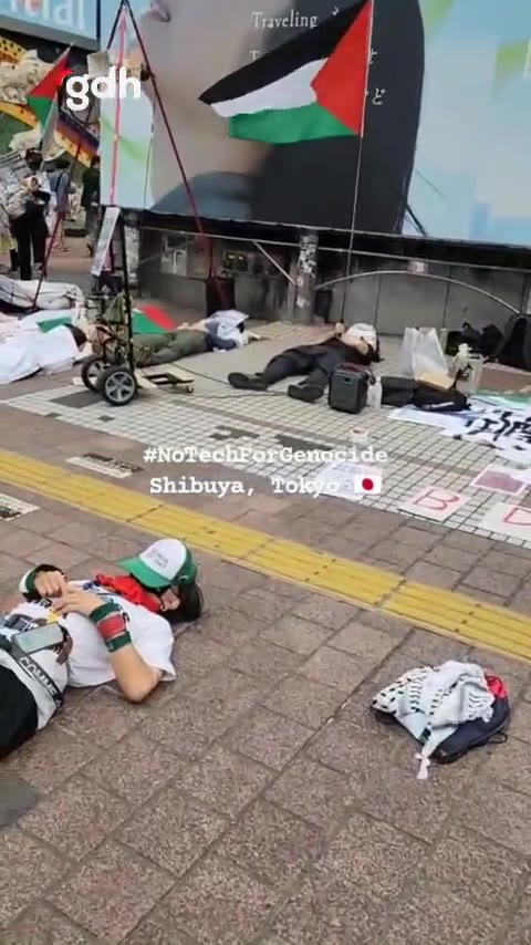 Tokyo'da 'Özgür Filistin' eylemi: Gazze'de sivillere dikkat çekildi