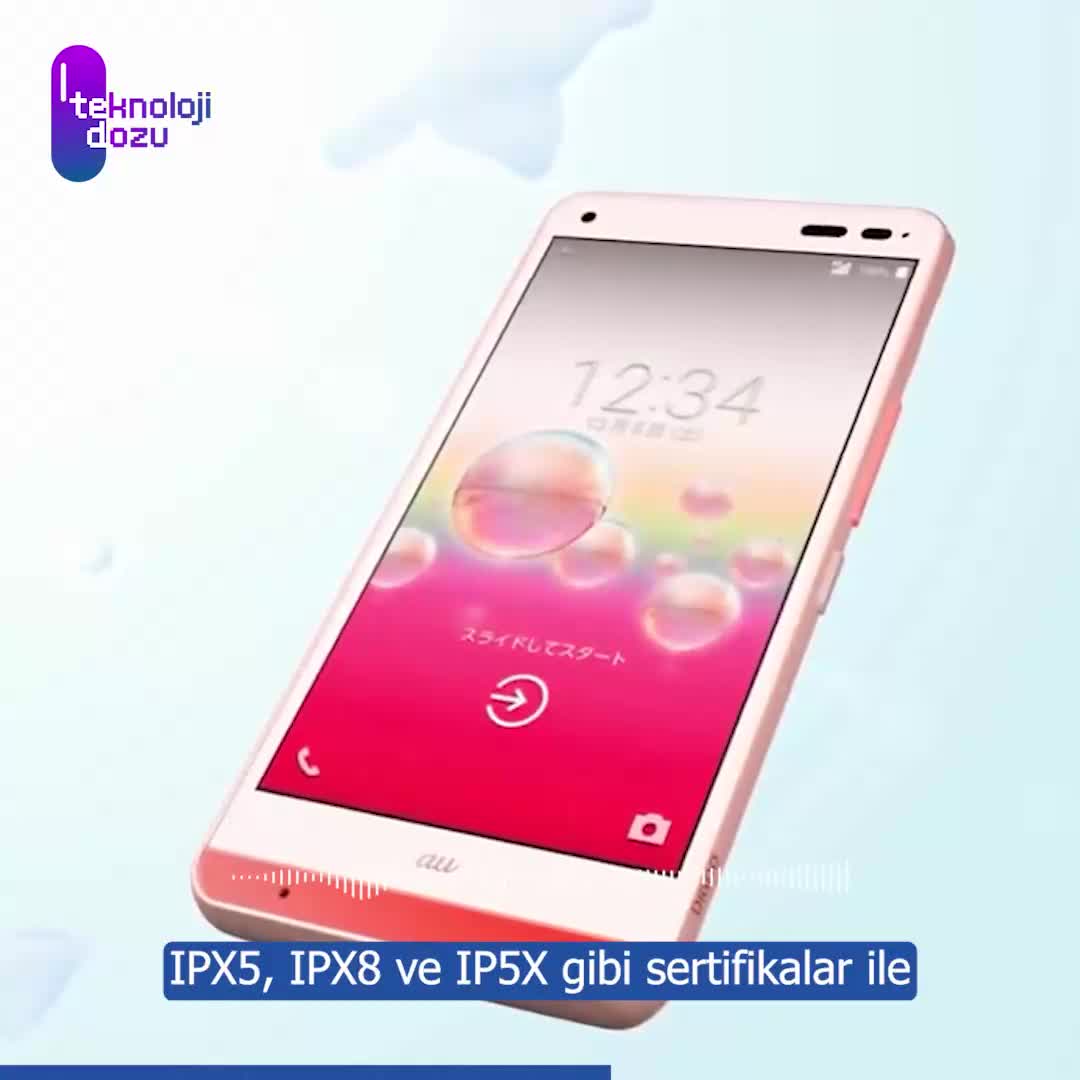 Suya ve sabuna dayanıklı Kyocera Digno Rafre akıllı telefon