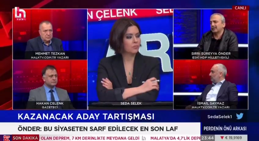 Sırrı Süreyya Önder: "Kazanacak aday Erdoğan, git ona çalış."