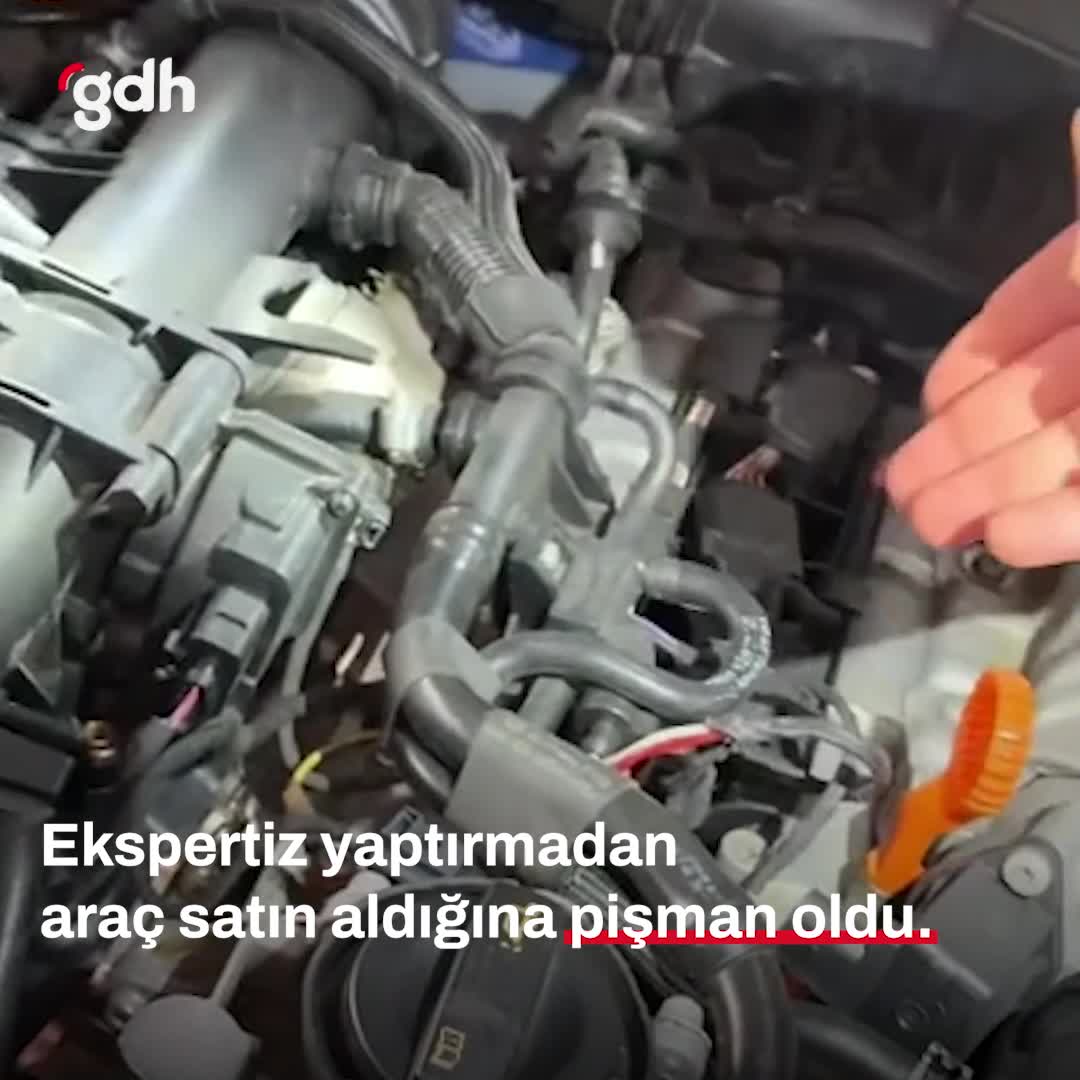 Ekspertiz yaptırmadan aldığı araçla şok eden sorunlar!