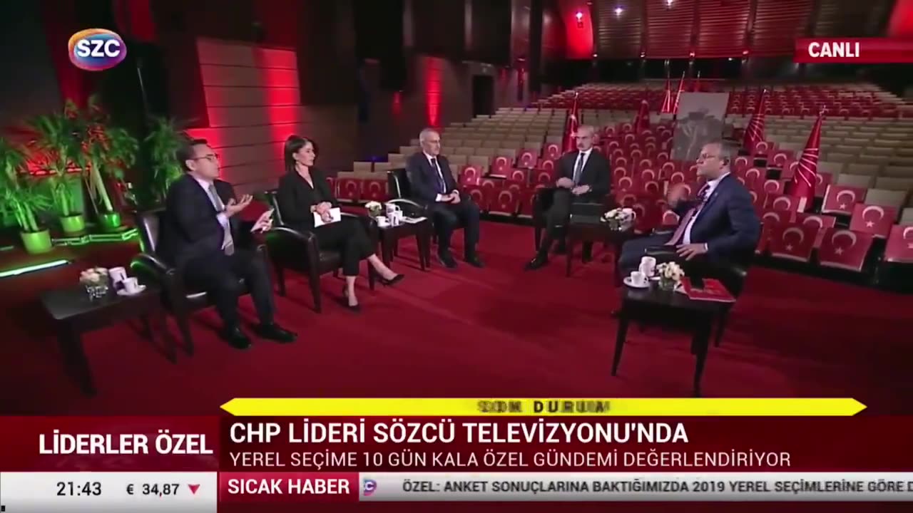 Özgür Özel ve Deniz Zeyrek canlı yayında TRT tartıştı