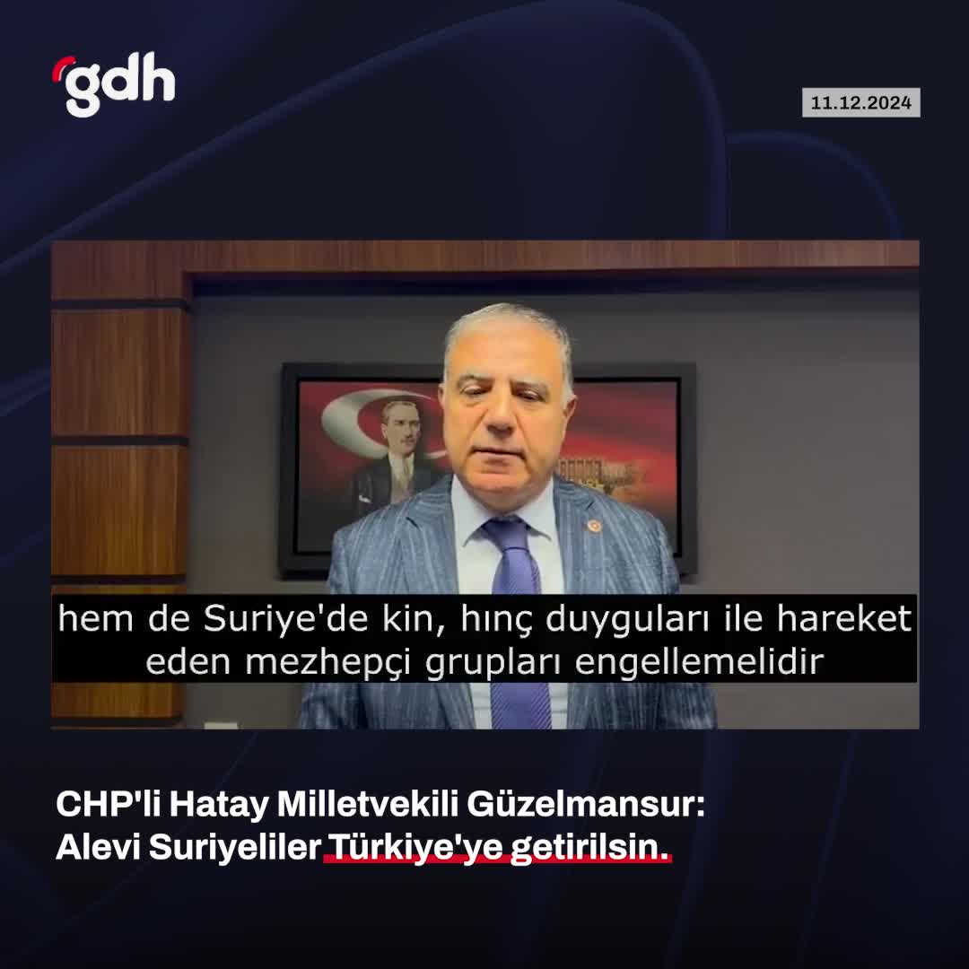 Güzelmansur: Suriye Alevileri için güvenlik koridoru açılmalı