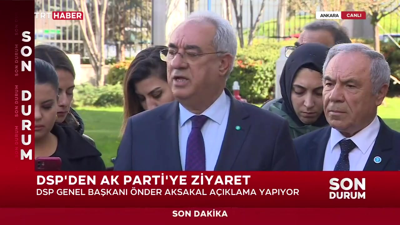 DSP Genel Başkanı Aksakal: Erdoğan'ı destekleme görüşümüzü belirledik