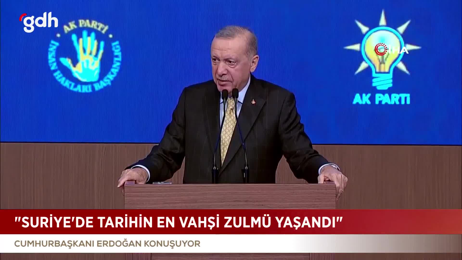 Erdoğan: Suriye, insanlık sınavında başarıyla geçtiğimiz yerlerdendir