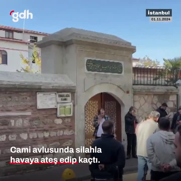İsmailağa Camisi'nde kişi havaya ateş açtı, kaçtı