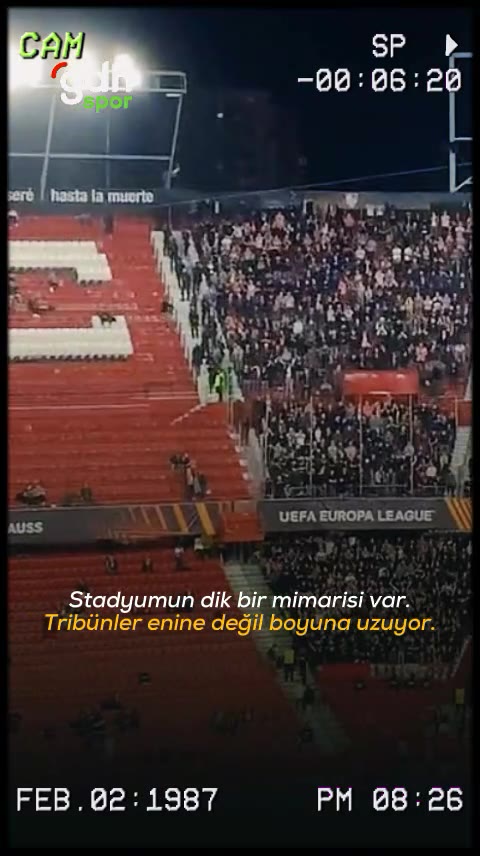 Sevilla'nın ürkütücü "uçurum" tribün mimarisi