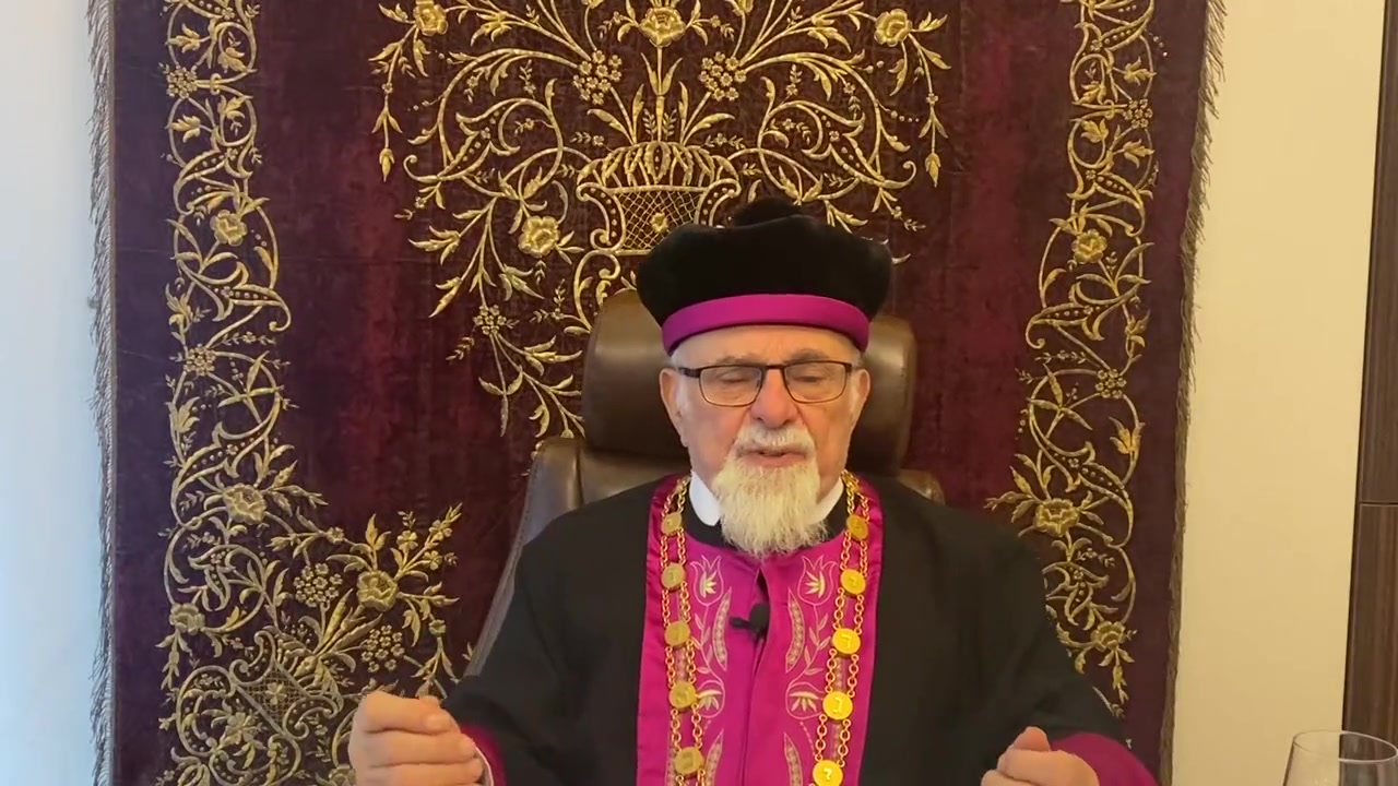 Hahambaşı Rav İsak Haleva, depremzedeler için dua etti